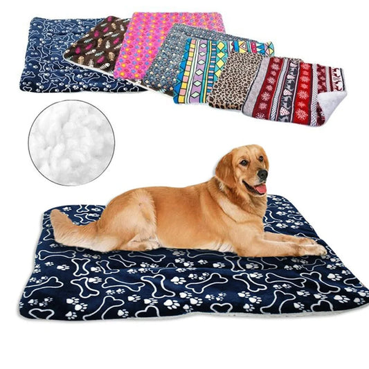 Soft Fleece Winter Dog Bed Blanket